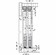 Hafele Sliding Door Hardware, Slido F-Line15 55A, set, For Bottom Running Wood doors, for Door Weights up to 121 lbs., for 2 doors, without height adjustment, Item# 402.23.000, 40223000, 402-23-000