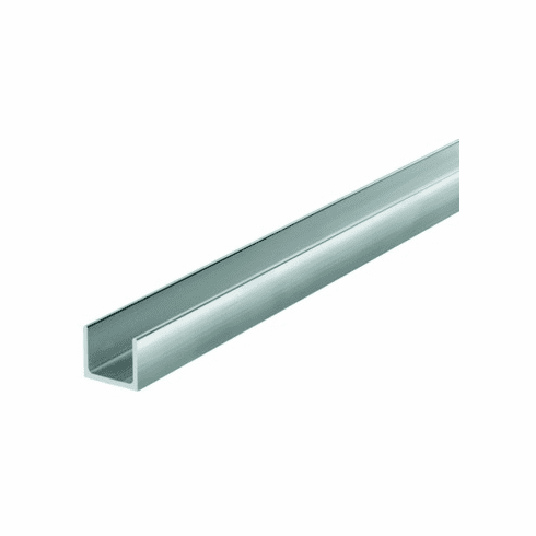 Hafele Single Upper Guide, top, single-track, un-drilled, Häfele Slido F-Line15 55A, 8' 2 7/16"; 2.5 m, Item# 402.23.802, 40223802, 402-23-802