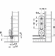 Hafele Sliding Door Hardware, Hfele Slido F-Line19 20A, For Bottom Running, Wood Sliding Door, for Door Weights up to 44 lbs, Overlay Mounting, for One Door, Cranked running gear, Vorfront (overlay), Item# 402.27.001, 40227001, 402-27-001