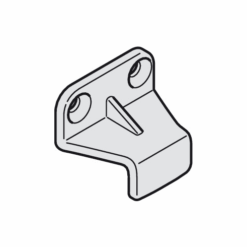 Hafele Guide, Slido Classic 20 VF C, For Slido F-Line31, Gray, Item# 402.30.203, 40230203, 402-30-203