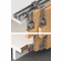 Hafele Sliding door fitting, Hafele Slido F-Line31 60A, set, Vorfront, for wooden sliding doors with top running door leaves, connection facility to e-drive, for door weights up to 60 kg, Vorfront, for 3 doors, with soft and self closing mechanism on both sides, Item# 402.31.039, 40231039, 402-31-039