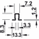 Hafele Running gear, single, top and bottom, aluminum, for Hafele Slido F-Line12, Item# 404.16.904, 40416904, 404-16-904