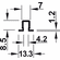 Hafele Running gear, single, top and bottom, aluminum, for Hafele Slido F-Line12, Item# 404.16.904, 40416904, 404-16-904