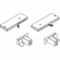 Hafele Soft and self closing mechanism, For Hawa Combino 20/35 VF/MF/IF, For 2 doors, for door weight up to 18 kg, Item# 405.10.003, 40510003, 405-10-003