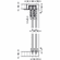 Hafele Sliding Door Hardware, Hawa Clipo 16 GS IF, set, For top running mirror doors, for door weights up to 35 lbs, For 2 doors, Item# 405.82.228, 40582228, 405-82-228