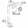 Hafele Guide, For press fitting, Top hung system, for 2 doors, anthracite, plastic, Item# 405.83.104, 40583104, 405-83-104