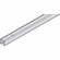 Hafele Single Running Track, For screw fixing into groove, For Hawa Clipo, aluminum, bright, length: 2,500 mm, Item# 405.87.002, 40587002, 405-87-002