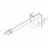 Hafele Door Follower, Prevents collision of handle profiles when pushing back the doors, for Hawa IF/MF, Zinc plated, Item# 407.01.988, 40701988, 407-01-988