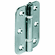 Hafele Butt Hinge, Steel, Galvanized, Nickel-plated, Dull-brushed, Item# 407.78.685, 40778685, 407-78-685