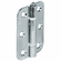 Hafele Butt Hinge, Steel, Galvanized, Zinc-plated, Item# 407.78.989, 40778989, 407-78-989