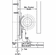 Hafele Ball Bearing Slide, for Pocket Door RP 42/60, Length 604 mm (24"), retraction 524 mm (20 3/4"), Item# 408.11.603, 40811603, 408-11-603