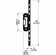Hafele Ball Bearing Slide, for Pocket Door RP 42/60, Length 604 mm (24"), retraction 524 mm (20 3/4"), Item# 408.11.603, 40811603, 408-11-603