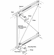 Hafele Inlay Door Accessory Pack, 40 mm, for Häfele Slido F-Park 71 16A, 40 mm hinge/plate for 1 door, Self-closing, Item# 408.24.002, 40824002, 408-24-002