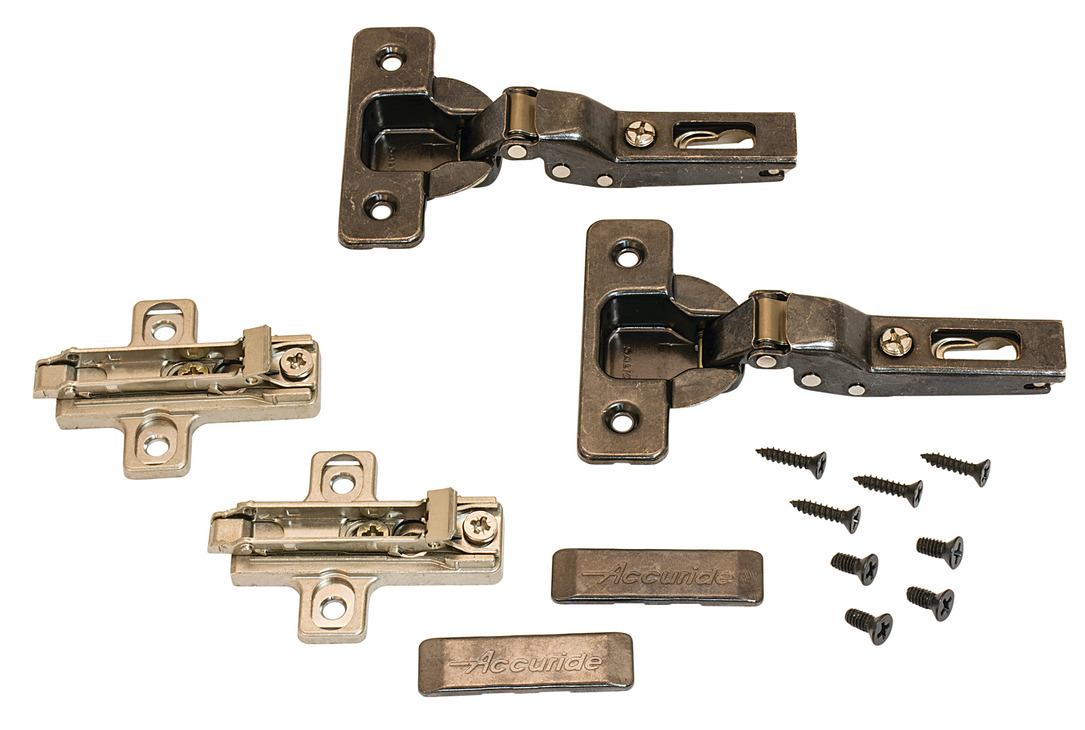 Hafele Pocket Door Component, Accuride 1234 Hinge Kit for inset