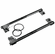 Hafele Pocket Door System, Häfele Slido F-Park 71 16A, Length: 536 mm (21 1/8"), Item# 408.24.342, 40824342, 408-24-342