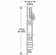 Hafele Pocket Door System, Häfele Slido F-Park 71 16A, Length: 536 mm (21 1/8"), Item# 408.24.342, 40824342, 408-24-342