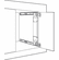 Hafele Pocket Door System, Accuride 1234 (Hinges not included), Length: 557 mm (22"), Item# 408.35.357, 40835357, 408-35-357