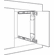 Hafele Pocket Door System, Accuride 123 (35 mm hinges included), Length: 456 mm (18"), Item# 408.36.346, 40836346, 408-36-346