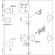 Hafele Sliding door fitting, For Slido F-Fold 61 25A/50A Set, For wooden/aluminum folding sliding doors, With standard center hinge without cover cap, right, door weight 55 lbs., Item# 409.36.033, 40936033, 409-36-033