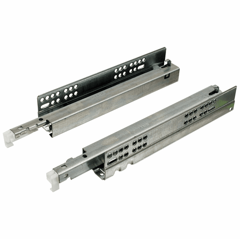 Hafele Salice A6555 Closet Slide with Soft Close, Full Extension, 75 lbs, Length: (14 15/16") 380 mm, Item# 421.23.238, 42123238, 421-23-238