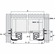Hafele Concealed Undermount Slide, Frameless, Full Extension, Soft Close,75 lbs./Pair, Salice Futura, 350 mm length, Item# 421.23.735, 42123735, 421-23-735