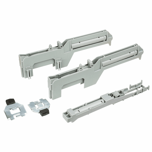 Hafele Easy Close Mechanism, for Top/Bottom Mounted Pull-Out Cabinet Slide, Gray, Item# 421.50.002, 42150002, 421-50-002