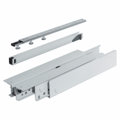 Hafele Top/Bottom Mounted Cabinet Slide, FR 777A, Full Extension, 440 lbs Weight Capacity, (25 1/2") 650 mm installed length, Item# 421.50.825, 42150825, 421-50-825
