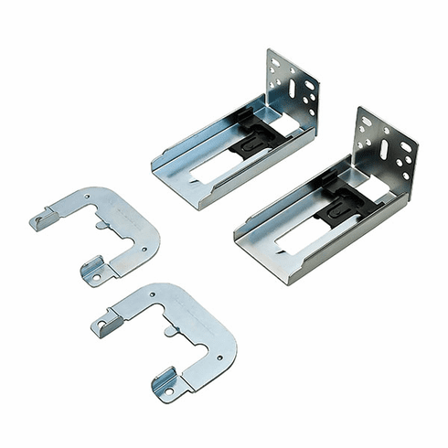 Hafele Optional Face Frame Bracket, for Accuride 3832 and 3834 Slides, Both front & rear brackets, model 4180-0322-XE, Item# 422.04.000, 42204000, 422-04-000