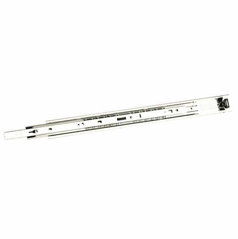 Hafele Accuride 3832 Telescopic Side Mounted Cam Adjust Slide, Full Extension, 100 lbs Weight Capacity, Bulk pack, zinc, 12" installed and extension length, Item# 422.04.302, 42204302, 422-04-302