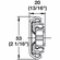 Hafele Accuride 3634 Heavy Duty Side/Bottom Mounted Slide, 1" Overtravel, 200 lbs Weight Capacity, D Pack; 26", Model C3634 - 26D, Item# 422.05.008, 42205008, 422-05-008