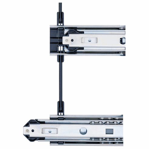 Hafele Accuride 3641/3642 Side Mount, Interlocking Drawer System, 1" Overtravel; 180 lbs Weight Capacity, 17", Item# 422.45.937, 42245937, 422-45-937