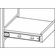 Hafele Accuride 322 Pull-Out Side Mounted Shelf Slide, 7/8" Extension, 100 lbs Weight Capacity, 26", Item# 422.69.965, 42269965, 422-69-965