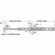 Hafele Accuride 3732 Side Mounted Slide, Full Extension, 100 lbs Weight Capacity, Black, 13 3/4" installed length, 14" travel length, Item# 422.88.336, 42288336, 422-88-336