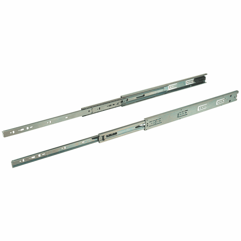 Hafele Accuride 3832HDSC Self-Close Heavy Duty, Telescopic Side Mounted Cam Adjust Slide, Full Extension, 100 lbs Weight Capacity, Zinc, 20", Item# 422.97.950, 42297950, 422-97-950