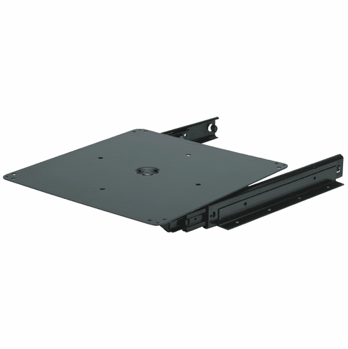 Hafele Full Extension TV Swivel, with 16" Square Mounting Plate, Accuride, CB 3620-258, Installation length 394 mm, extension length 356 mm, Item# 423.91.300, 42391300, 423-91-300