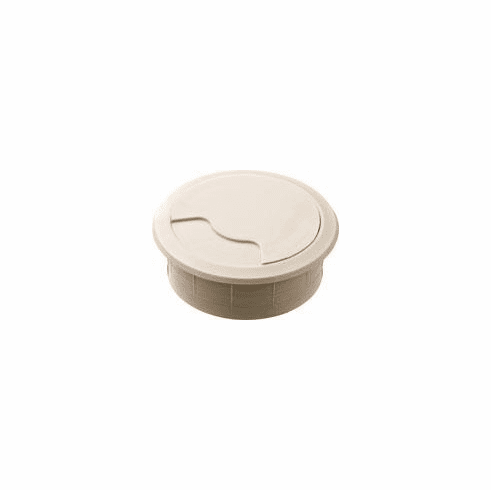 Hafele Plastic Cable Grommet, Two-Piece, Round, 60 mm, For workplace organization, Almond, Item# 429.93.028, 42993028, 429-93-028