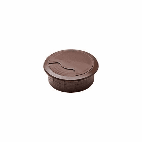 Hafele Plastic Cable Grommet, Two-Piece, Round, 60 mm, For workplace organization, Brown, Item# 429.93.126, 42993126, 429-93-126