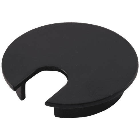 Hafele Metal Cable Grommet, One-Piece, Round, Diameter:63 mm, For workplace organization, Black epoxy, Item# 429.94.346, 42994346, 429-94-346