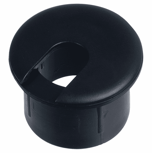 Hafele Grommet, Plastic, press-fitting, Black, (1") Diameter:25 mm, Item# 429.99.366, 42999366, 429-99-366