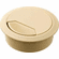 Hafele Plastic Cable Grommet, Two-Piece, Round with Spring Closure, Plastic, with spring loaded, swivelling section in cover, for workplace organization, Beige, Diameter:60 mm, Item# 429.99.422, 42999422, 429-99-422