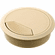Hafele Plastic Cable Grommet, Two-Piece, Round with Spring Closure, Plastic, with spring loaded, swivelling section in cover, for workplace organization, Beige, Diameter:80 mm, Item# 429.99.440, 42999440, 429-99-440
