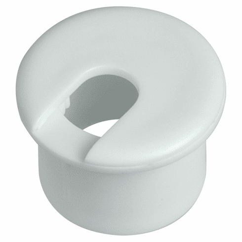Hafele Grommet, Plastic, press-fitting, White, (1") Diameter:25 mm, Item# 429.99.766, 42999766, 429-99-766