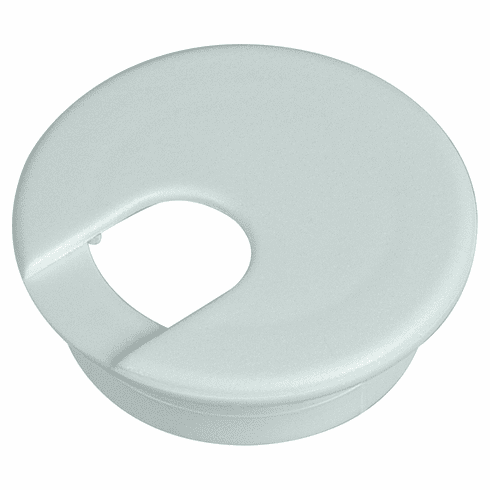 Hafele Grommet, Plastic, press-fitting, White, (2") Diameter:50mm, Item# 429.99.768, 42999768, 429-99-768