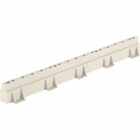 Hafele QuickTray™ Supports, Large Hinge Application, 2" Thickness, with 0 mm Standoff, Cream, Item# 431.01.412, 43101412, 431-01-412