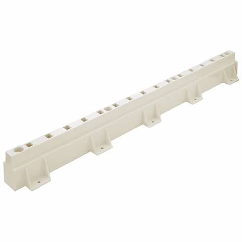 Hafele QuickTrayâ„¢ Supports, Large Hinge Application, 2" Thickness, with 0 mm Standoff, White, Item# 431.01.712, 43101712, 431-01-712