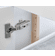 Hafele Standard Height (20 7/8"), Pilaster X-Series Bracket Kits, 1 1/4" width; single pack, Item# 431.01.800, 43101800, 431-01-800
