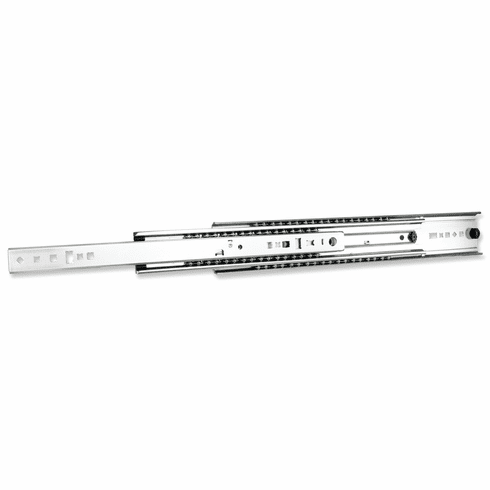 Hafele Accuride 7957 Shop Pack Side/Bottom Mounted Slide with Disconnect, Full Extension, 350 lbs Weight Capacity, 14", Item# 432.48.836, 43248836, 432-48-836