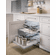 Hafele Salice A7555 Futura 16 Slide, Full Extension, 75 lbs, 533 mm drawer box length, Item# 433.17.753, 43317753, 433-17-753