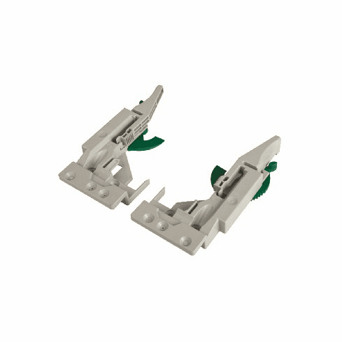 Hafele Locking Devices with Flange, for Grass Vionaro Drawer System, Left, Item# 433.19.008, 43319008, 433-19-008