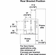 Hafele Rear Mounting Bracket, for Grass Dynapro/Elite Plus Concealed Undermount Slides, Model #7951.VE300, Standard, Item# 433.19.051, 43319051, 433-19-051